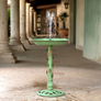 Spetta Solar Metal Bird Bath Fountain