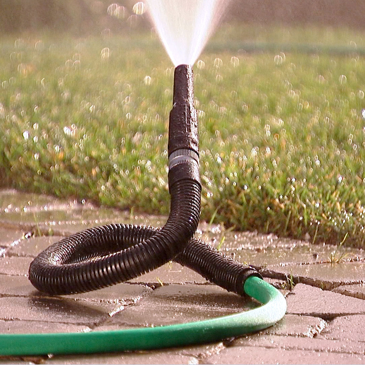 Flexible Watering Wand reaches otherwise inaccessible areas.